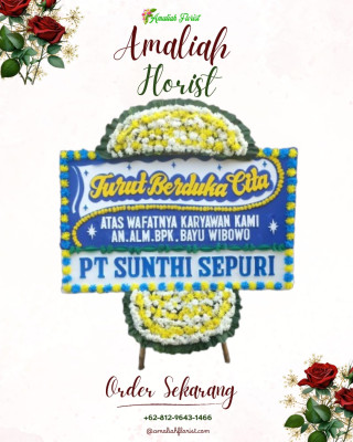 Papan Bunga Duka di Pisangan