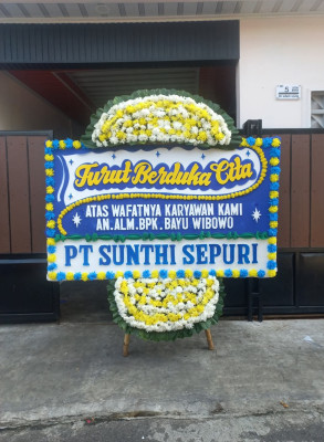 Papan Bunga Duka di Pisangan
