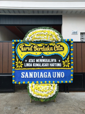 Papan Bunga Duka di Pisangan